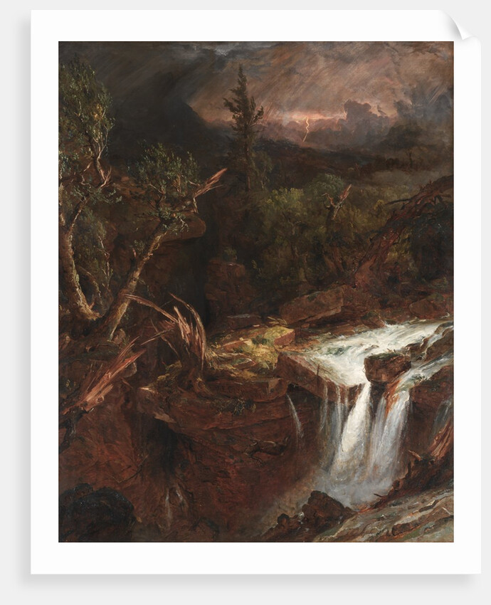 The Clove - A Storm Scene in the Catskill Mountains, 1851 by Jasper F. Cropsey