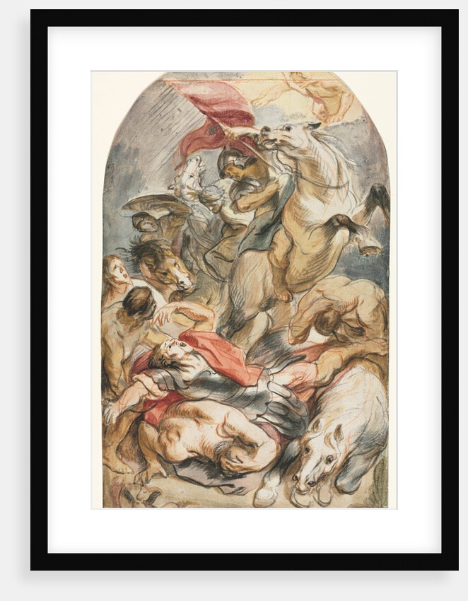 The Conversion of Saul with Horseman and Banner, c. 1645-1647 by Jacob Jordaens