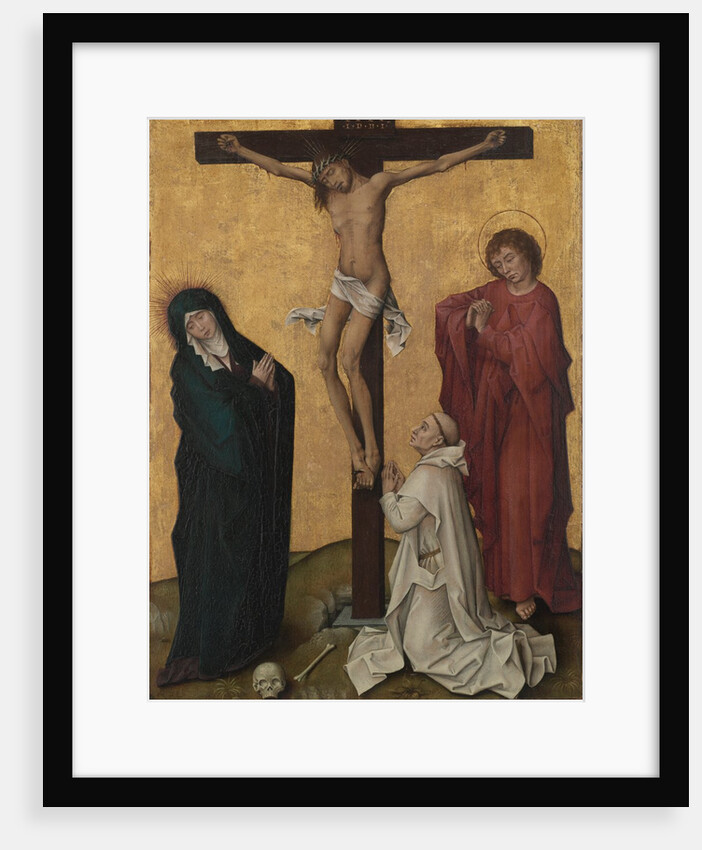The Crucifixion with a Carthusian Monk, c. 1460 by Rogier van der Weyden