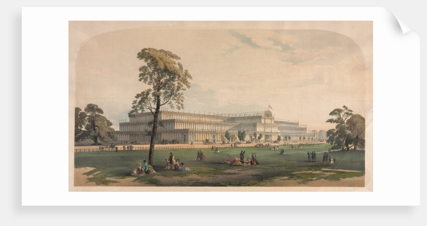 The Crystal Palace, c. 1850 by Joseph Nash (possibly)