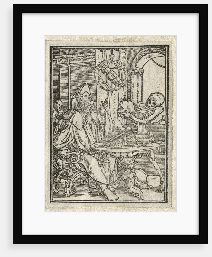 The Dance of Death: The Astrologer; The Rich Man by Hans Holbein