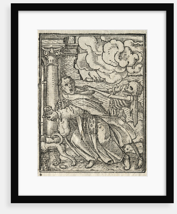 The Dance of Death: The Mendicant Friar; The Nun by Hans Holbein