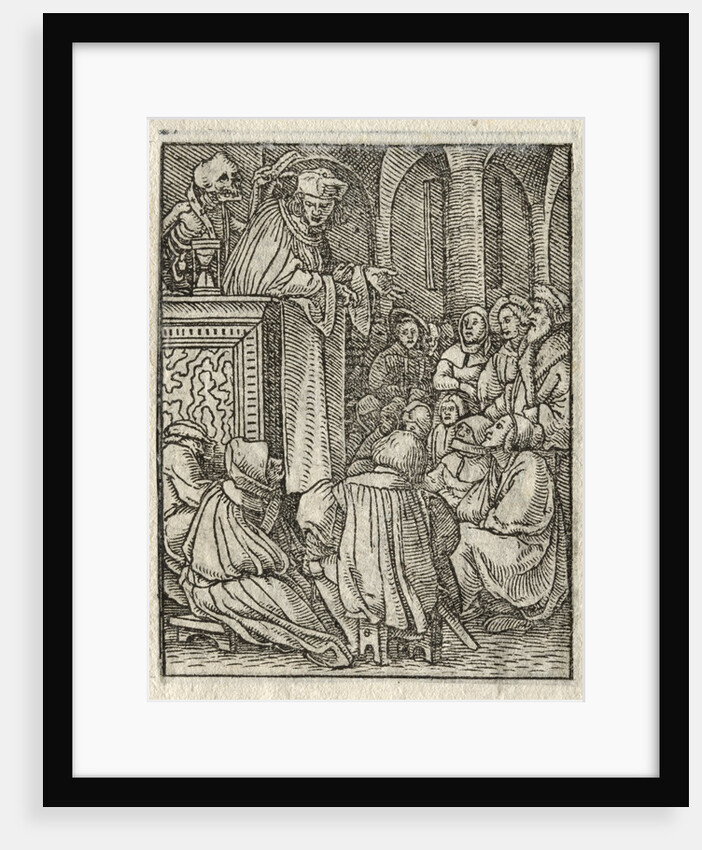 The Dance of Death: The Preacher; The Priest by Hans Holbein