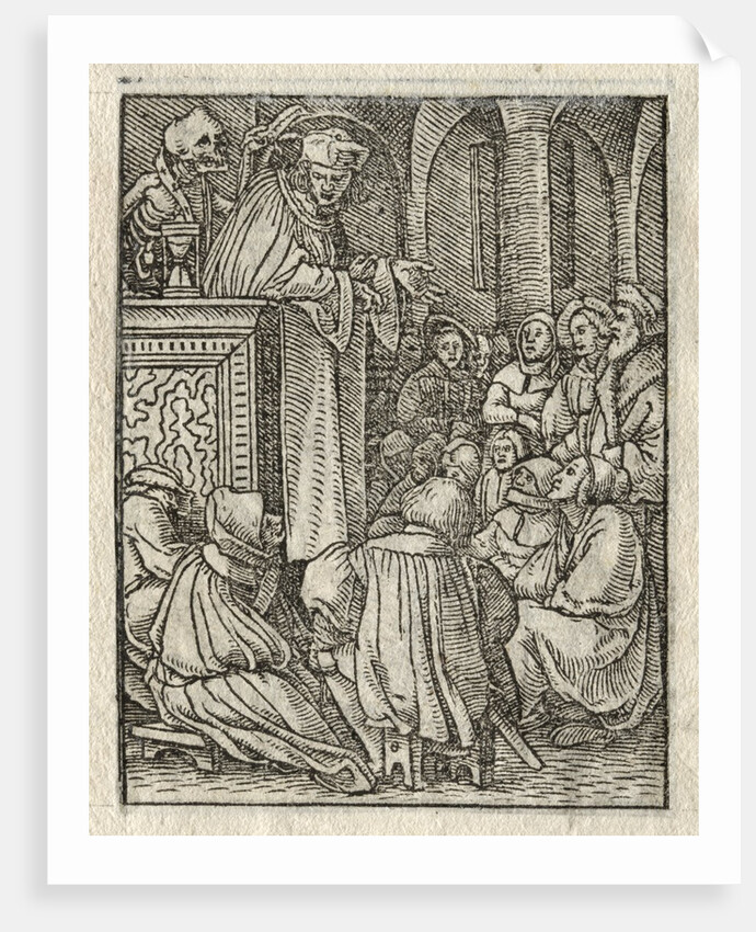 The Dance of Death: The Preacher; The Priest by Hans Holbein