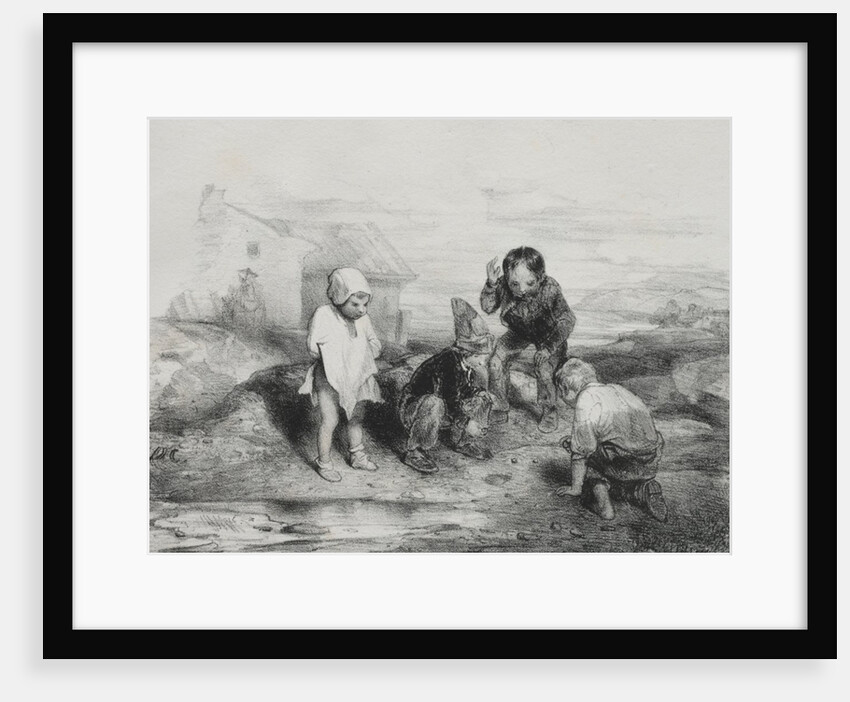 The Deciding Throw by Alexandre-Gabriel Decamps