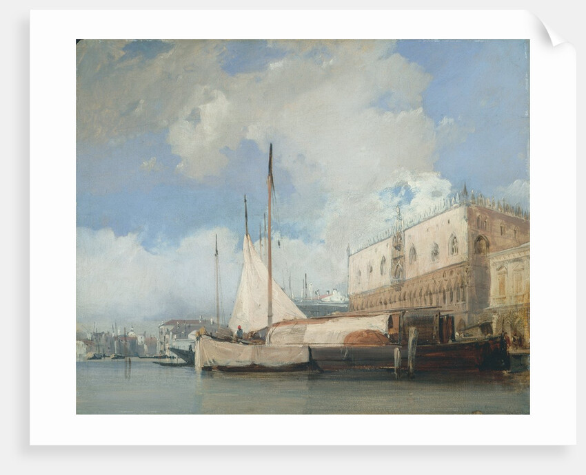 The Doge's Palace, Venice, 1826 by Richard Parkes Bonington