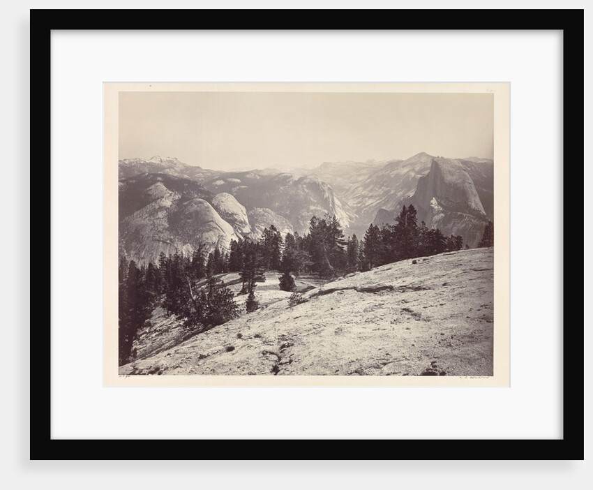 The Domes, from the Sentinel Domes, Yosemite, c. 1865-1866 by Carleton E. Watkins
