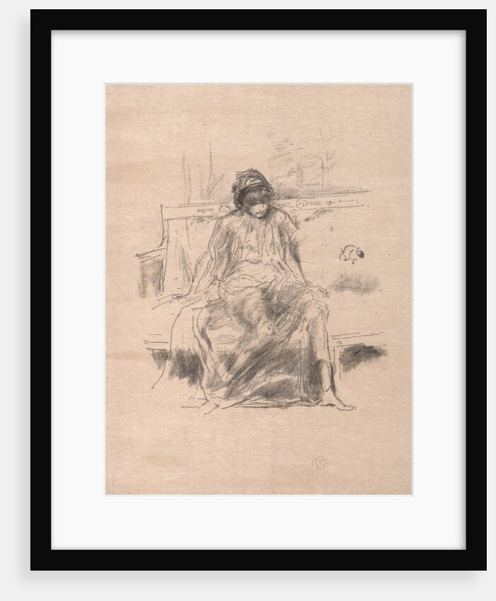The Draped Figure Seated, 1893 by James McNeill Whistler