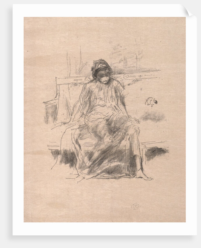 The Draped Figure Seated, 1893 by James McNeill Whistler