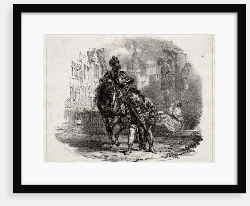 The Escape from Argyle Castle, 1826 by Richard Parkes Bonington