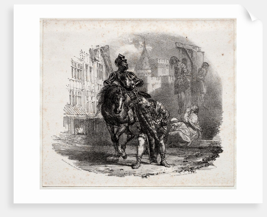 The Escape from Argyle Castle, 1826 by Richard Parkes Bonington