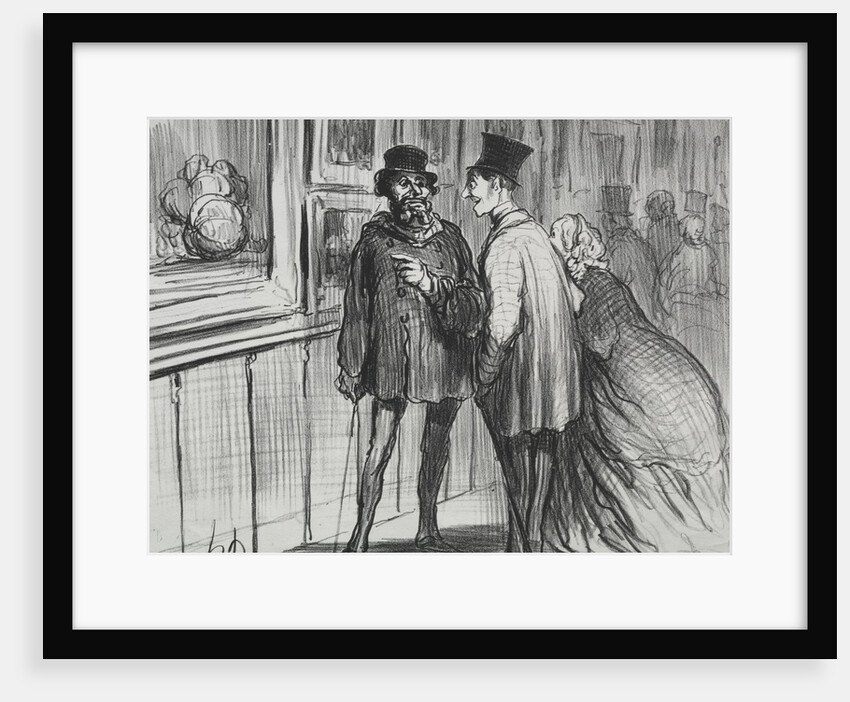 The Exhibition of 1859: The painter who had a painting refused…, 1859 by Honoré Daumier