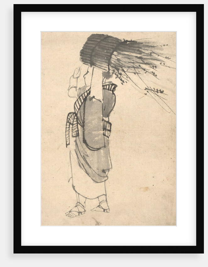 The Faggot Bearer, 1844-1895 by Kono Bairei