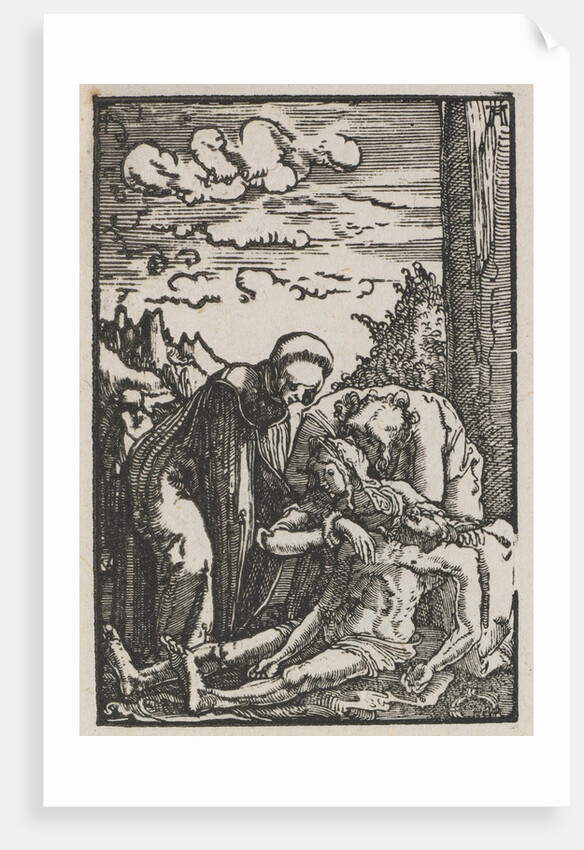 The Fall and Redemption of Man: The Lamentation beneath the Cross, c. 1515 by Albrecht Altdorfer