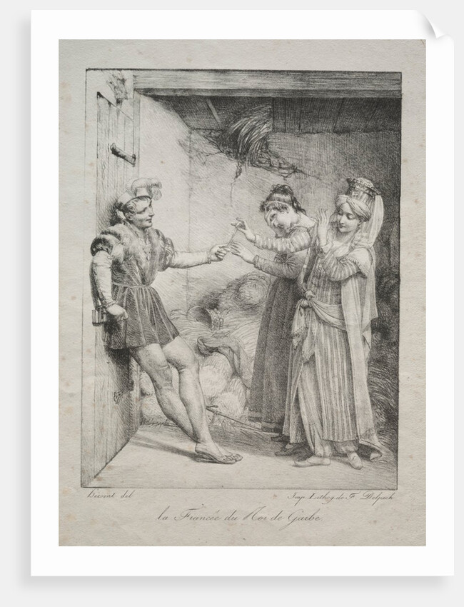The Fiancée of the King of Garbe, 1800 by Louis Hersent