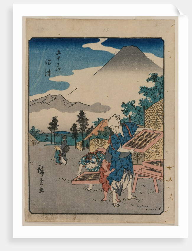 The Fifty-Three Stations of the Tokaido: Numazu, c. 1850 by Ando Hiroshige