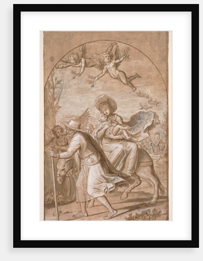 The Flight into Egypt, c. 1590 by Gregorio Pagani