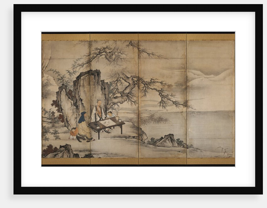 The Four Accomplishments, late 1500s by Kano Shoei (attributed to)