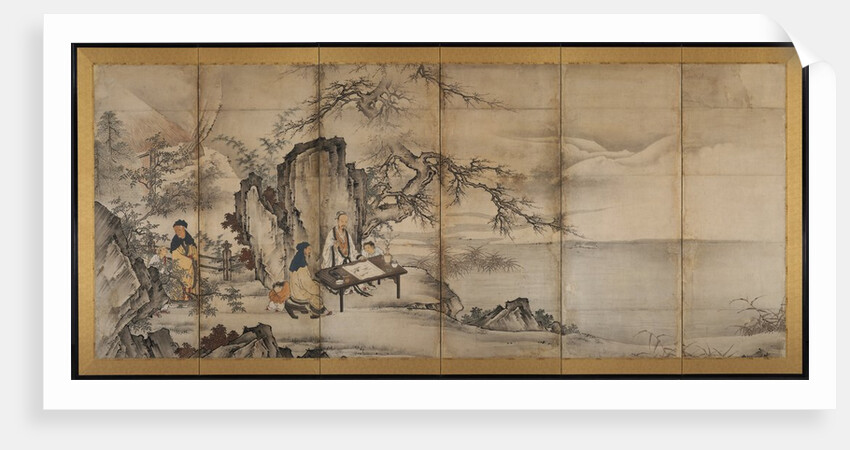 The Four Accomplishments, late 1500s by Kano Shoei (attributed to)
