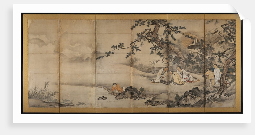 The Four Accomplishments, late 1500s by Kano Shoei