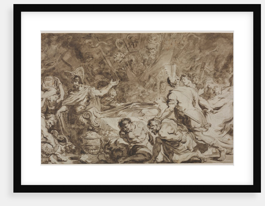 The Funeral of Decius Mus, 1774 by Jean-Honoré Fragonard
