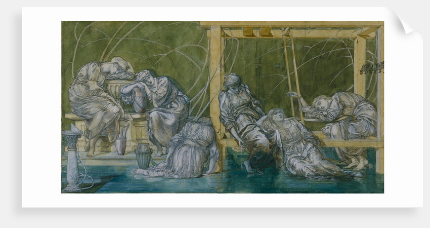 The Garden Court, 1870-75 by Edward Burne-Jones