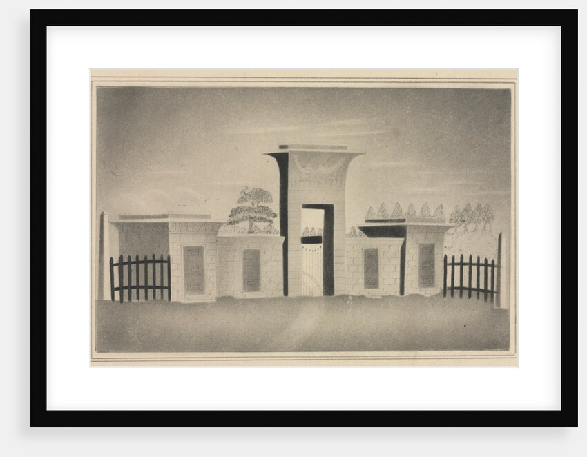 The Gateway of Mount Auburn, near Boston by Mary Altha Nims