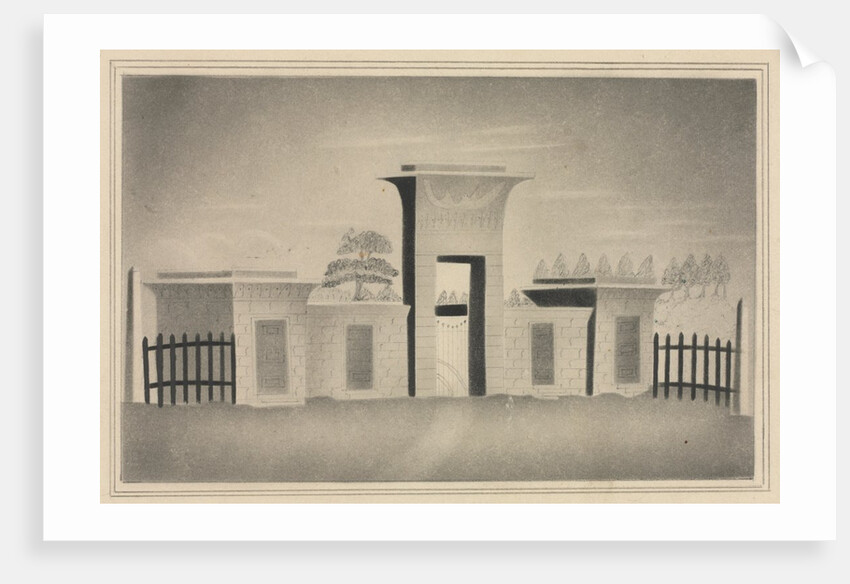 The Gateway of Mount Auburn, near Boston by Mary Altha Nims