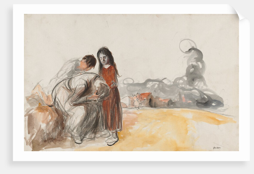 The Germans Have Gone Away, fourth quarter 1800s or first third 1900s by Jean Louis Forain
