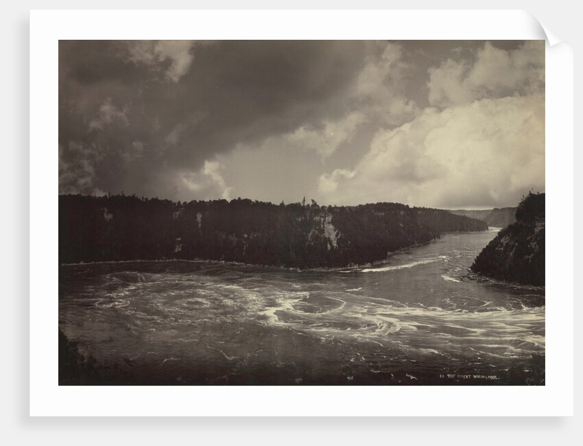 The Great Whirlpool, Niagara, c. 1880s by Unidentified Photographer