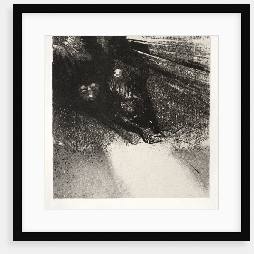 The Haunted House: Larvae So Bloodless and So Hideous, 1896 by Auguste Clot; Odilon Redon