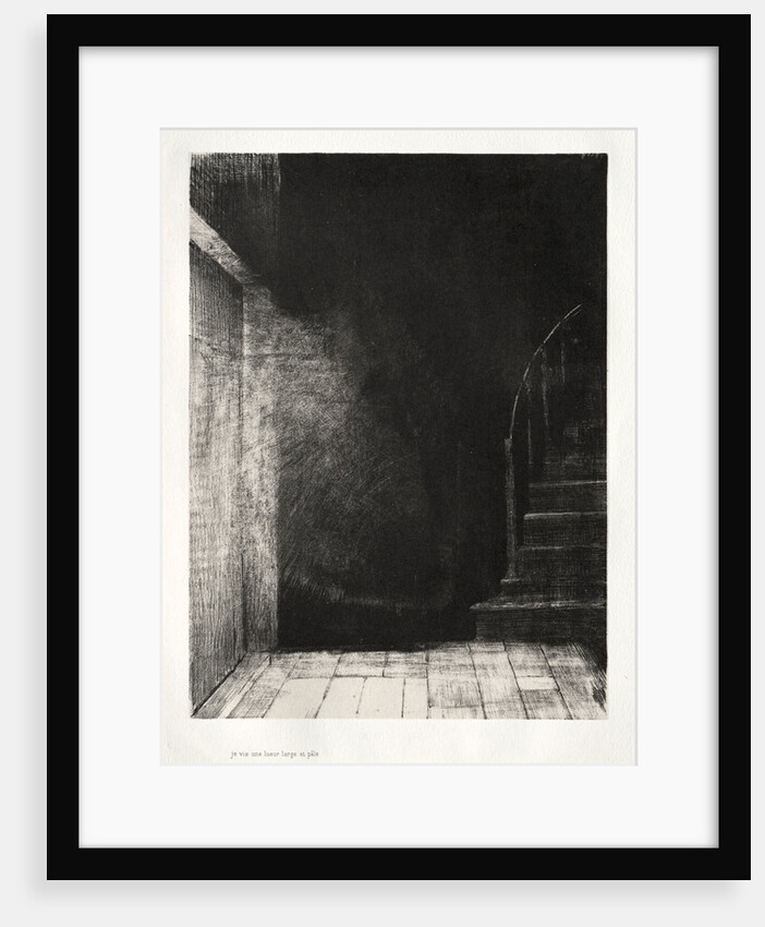 The Haunted House: We Both Saw a Large Pale Light, 1896 by Odilon Redon; Auguste Clot