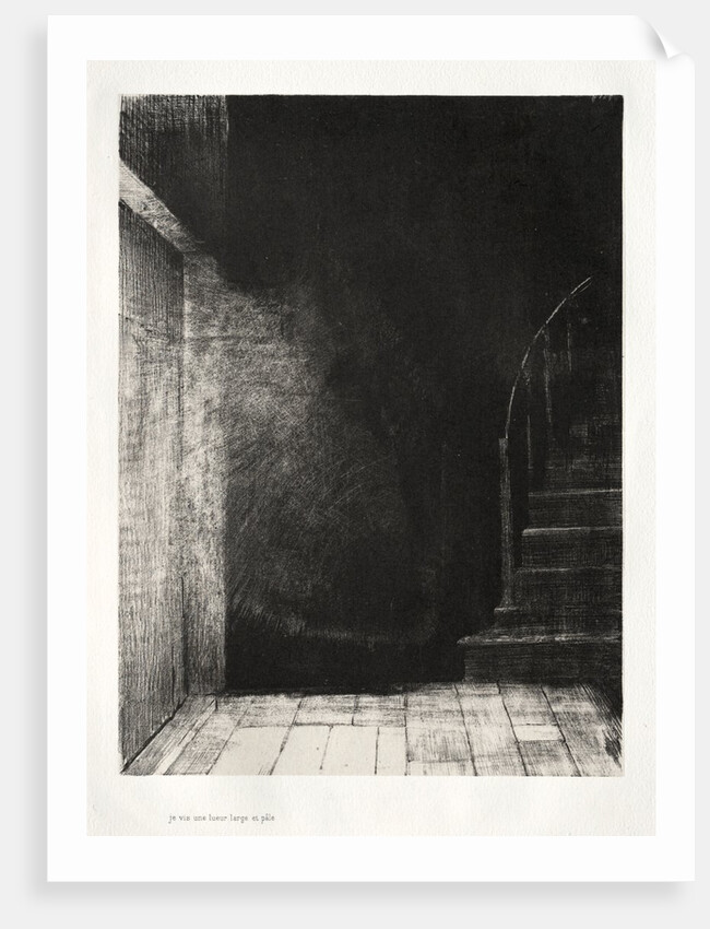 The Haunted House: We Both Saw a Large Pale Light, 1896 by Odilon Redon; Auguste Clot