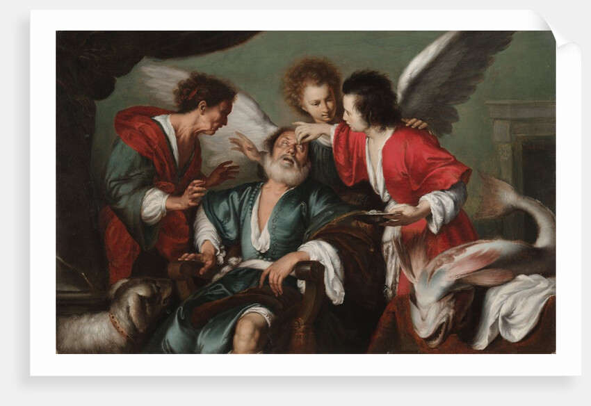 The Healing of Tobit, c. 1625 by Bernardo Strozzi