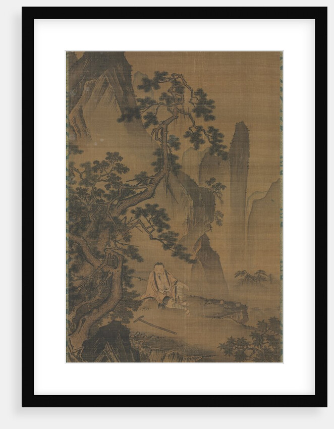 The Hermit Xu You Resting by a Stream, 1400s by Dai Jin