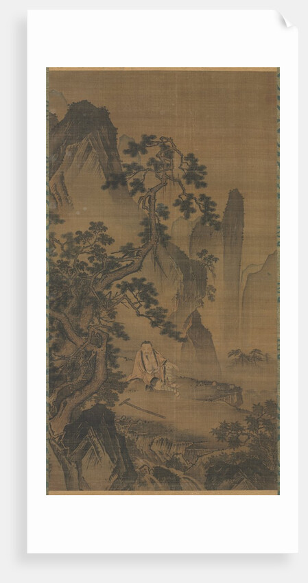 The Hermit Xu You Resting by a Stream, 1400s by Dai Jin