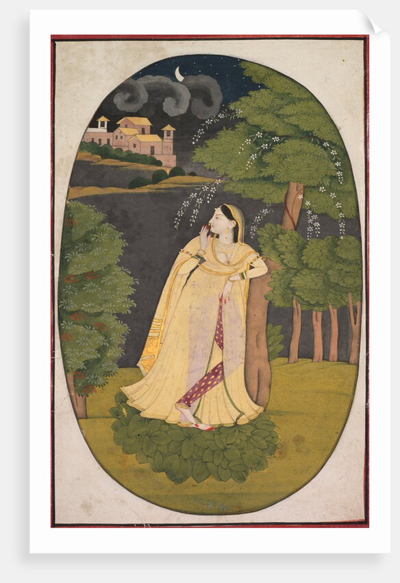 The Heroine Who Waits Anxiously for Her Absent Lover, c. 1800 by Unknown