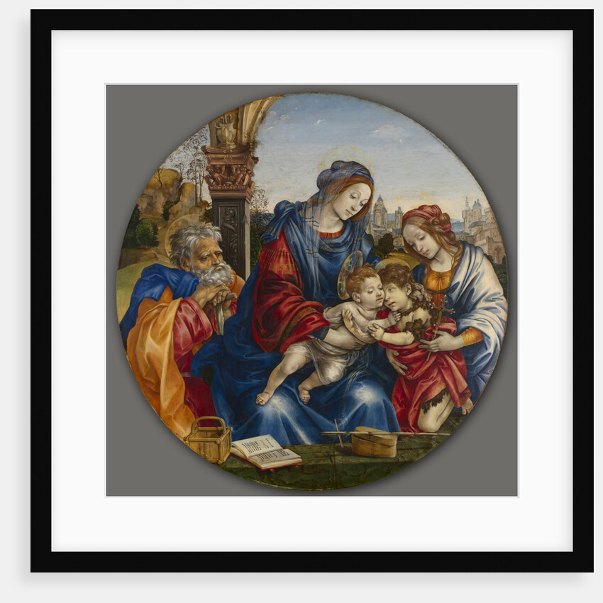 The Holy Family with Saint John the Baptist and Saint Margaret, c. 1495 by Filippino Lippi