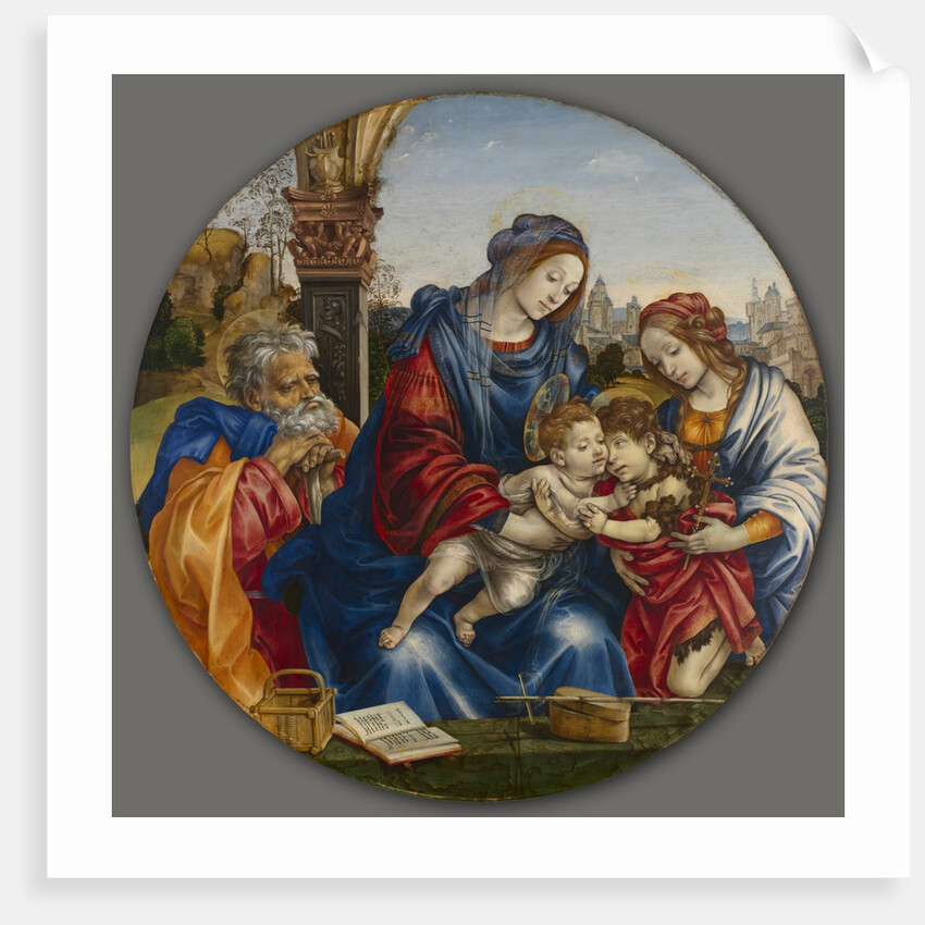 The Holy Family with Saint John the Baptist and Saint Margaret, c. 1495 by Filippino Lippi