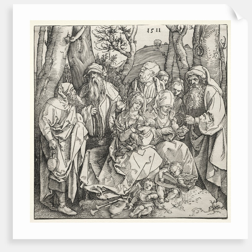 The Holy Family with Two Musician Angels, 1511 by Albrecht Dürer