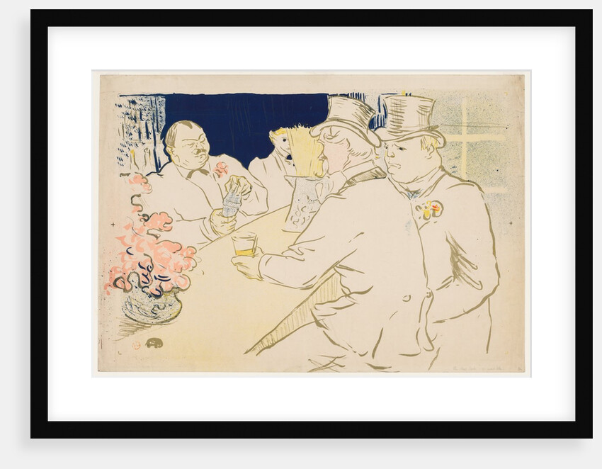 The Irish and American Bar, Rue Royale, 1896 by Henri de Toulouse-Lautrec