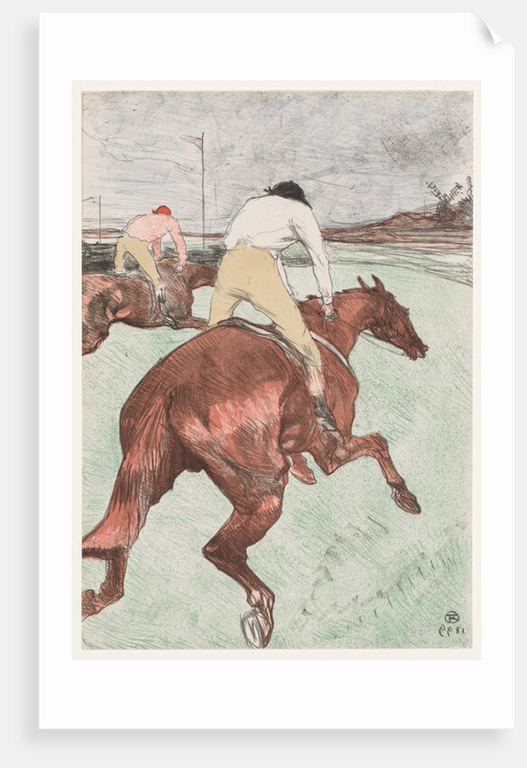 The Jockey, 1899 by Henri de Toulouse-Lautrec