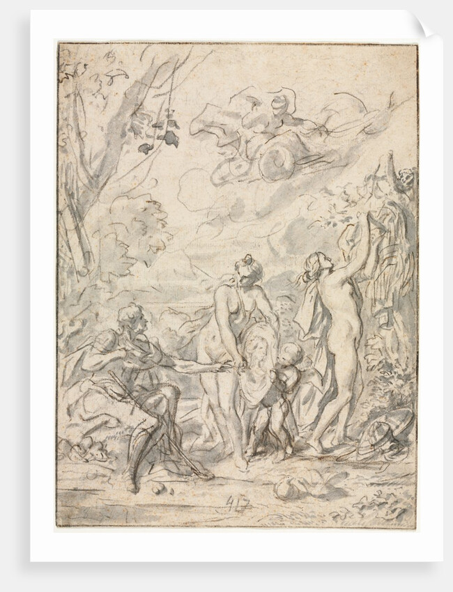The Judgment of Paris, c. 1740-1750 by Unknown