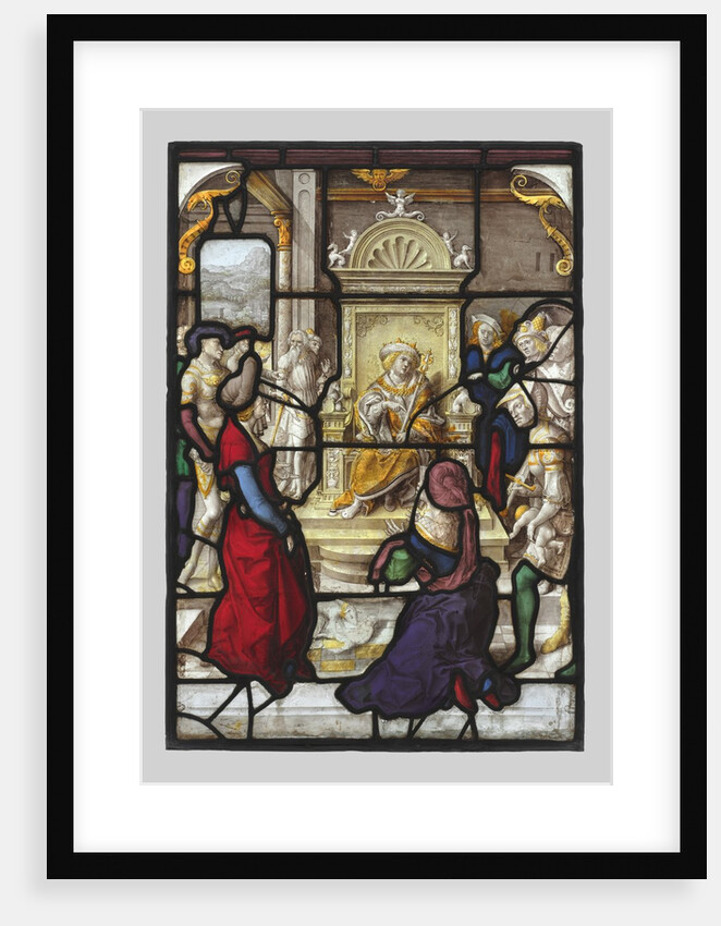 The Judgment of Solomon and Esther before Ahasuerus, c. 1530 by Dirk Vellert