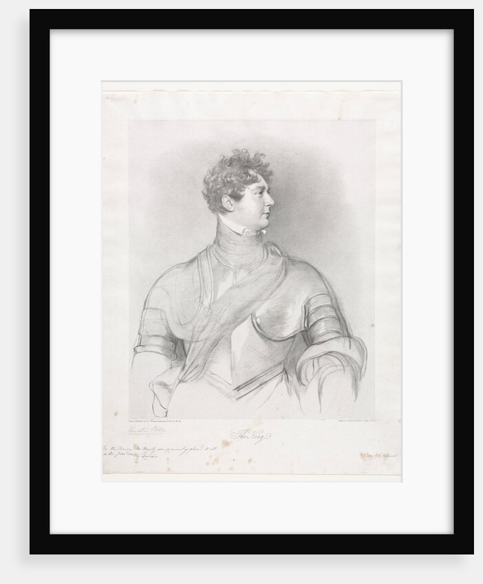 The King, George IV of Great Britain by Richard James Lane
