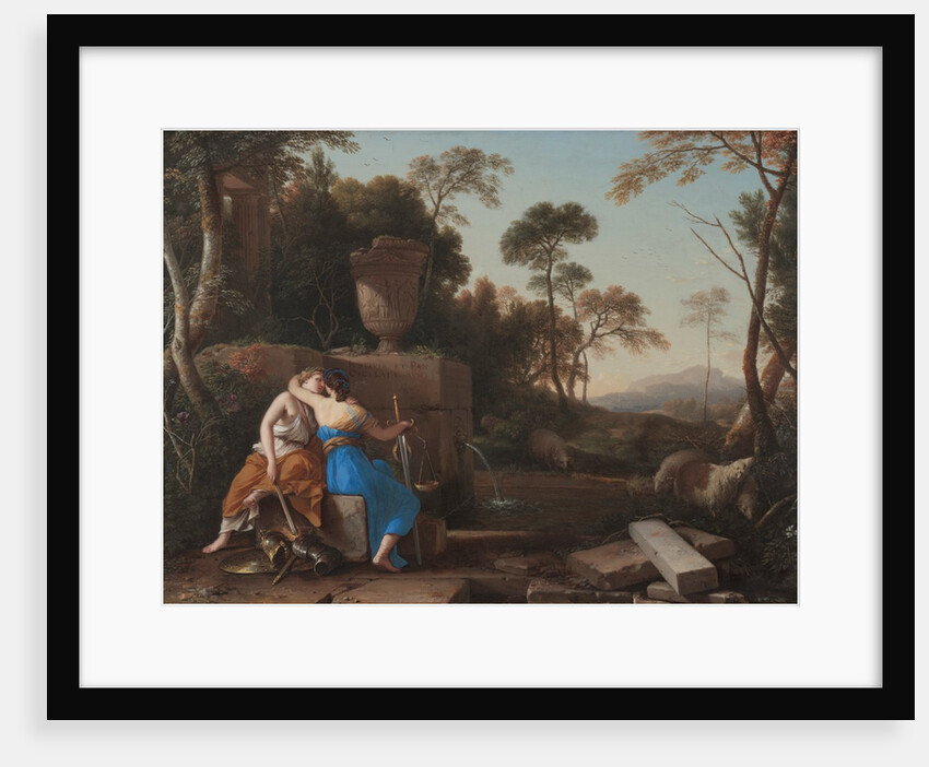 The Kiss of Peace and Justice, 1654 by Laurent de La Hyre