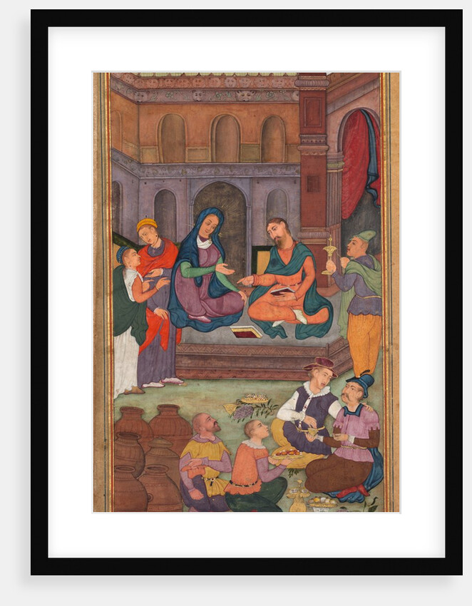The Marriage at Cana, from a Mirror of Holiness of Father Jerome Xavier, 1602-1604 by Unknown