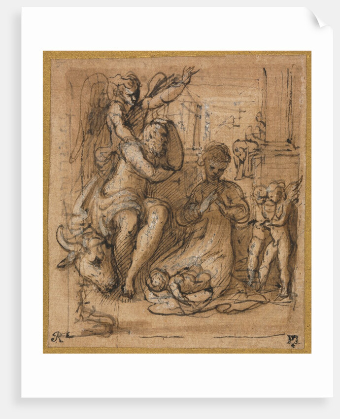 The Nativity with the Dream of Joseph, c. 1527/30? by Parmigianino