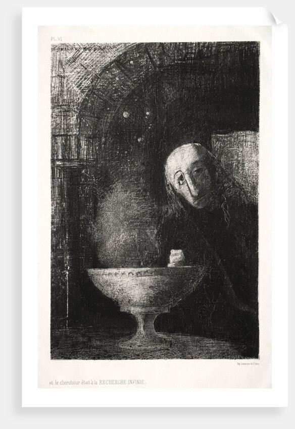 The Night: And the Searcher was Engaged in an Infinite Search, 1886 by Odilon Redon