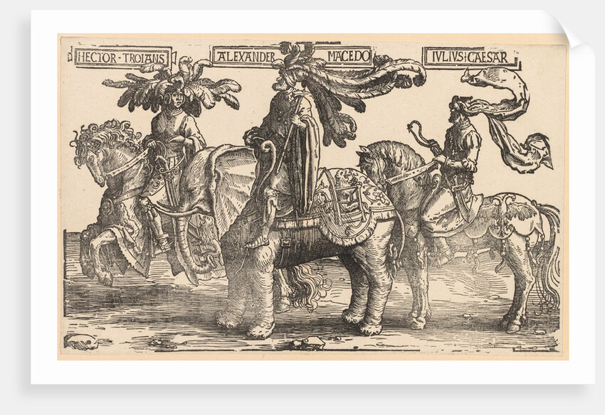 The Nine Heroes, 1515-1517 by Lucas van Leyden